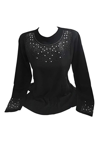 Sel Giyim New Season Stone Mom Sweater Bluz