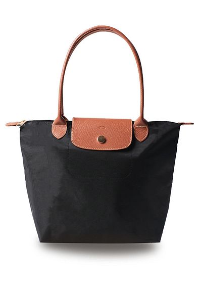 Mio Gusto Black Color Foldable Women's Shoulder Bag