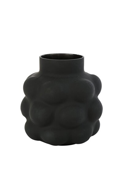 Vitale Vază scurtă din sticlă cu bule 4 20*20*20,5 Cm AK.JK0036