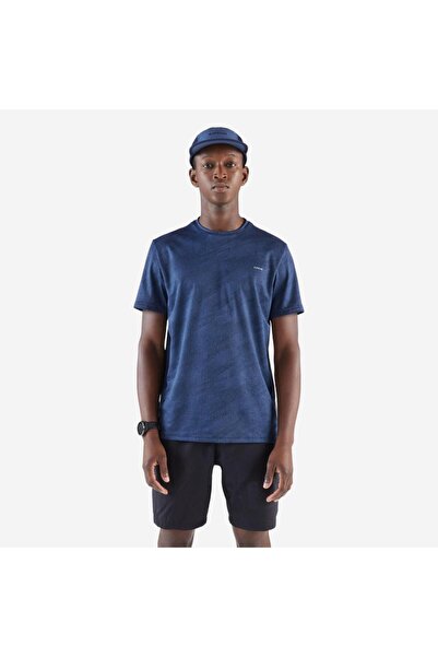Decathlon Kiprun Men's Running T-Shirt - Blue/Black - Kiprun Run 500