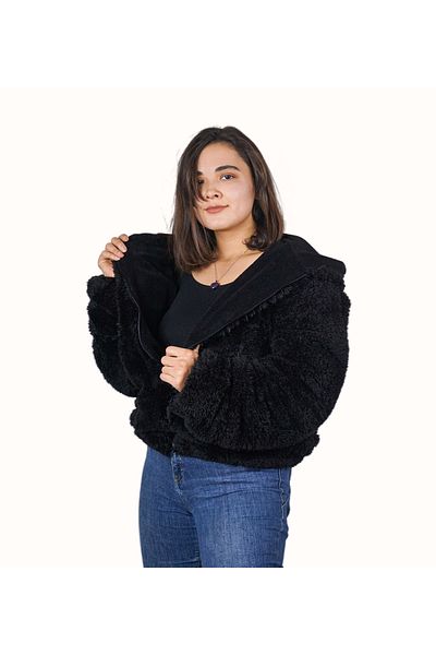 Özgüner Oyuncak High Quality Oversize Lined Plush Coat - Elegance in Cold Weather!