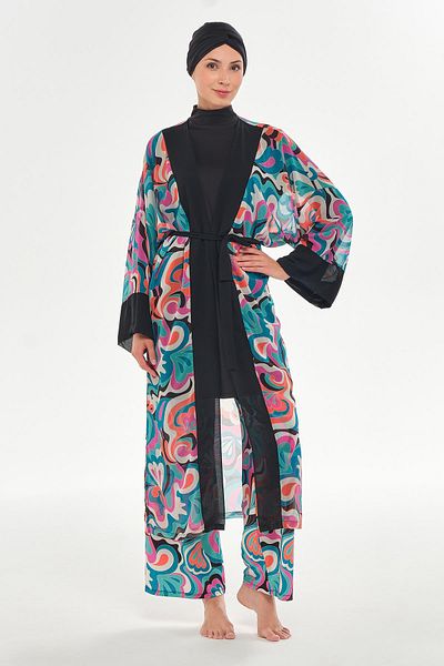 MARESİVA Pareolu Hijab Swimsuit Set 2112