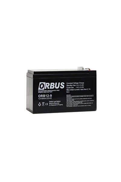 ORBUS Kuru Akü 12v 9Ah