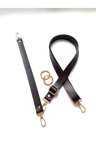 FERİHA HOBİ AKSESUAR DERİ ÇANTA ASKISI, KISA SAP VE HALKA KİTİ