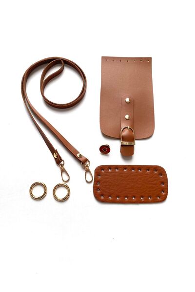 FERİHA HOBİ AKSESUAR حقيبة صغيرة - حزام غطاء، 2 حلقة وقاعدة