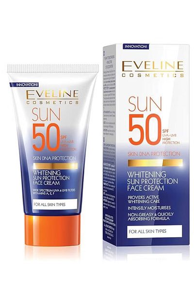 Eveline Whitening Sun 50 SPF Protection Face Cream 50ml