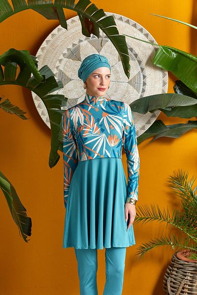 MARESİVA Zarah Long Sleeve Hijab Swimsuit 2105