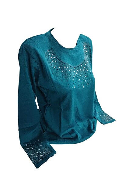 Sel Giyim New Season Stone Mom Sweater Bluz