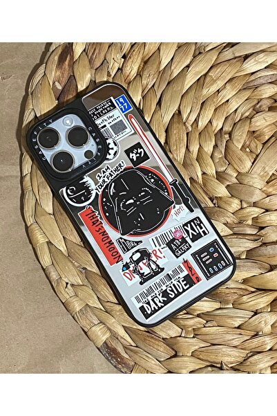 HYPERSOFT Iphone 15 Pro Max (6.7 inç) Uyumlu Casefity Aynalı Kılıf Star Wars ...