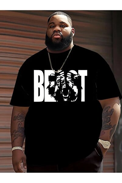 DAXİS Sportwear Company ERKEK Bisiklet Yaka Baskılı T-shirt