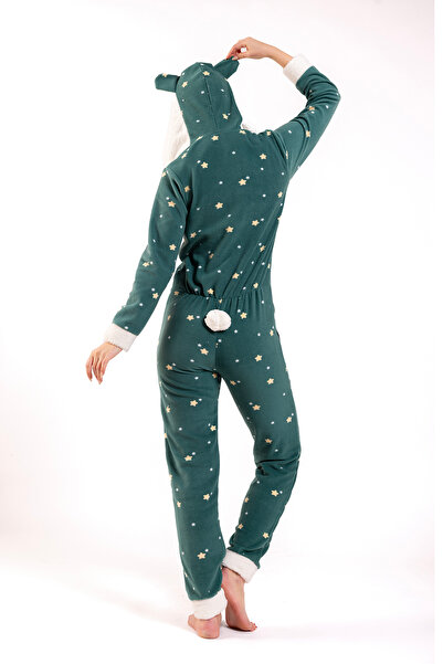 Ecrou Γυναικεία φόρμα Fleece με μοτίβο Green Star