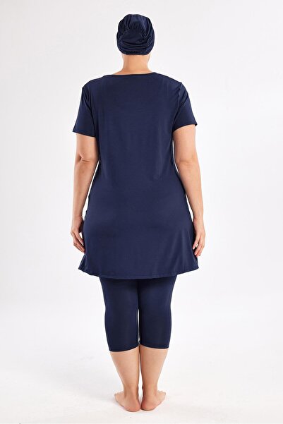 MARESİVA Μαγιό ροζ μπαταλ κοντομάνικο Hijab 2804