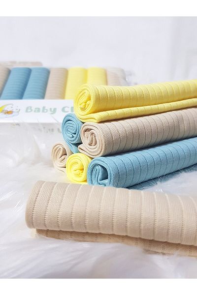 Baby Clime 22X22 cm 100% Cotton Mouth Wipes 7 Pack Gentle Touch for Toddlers!