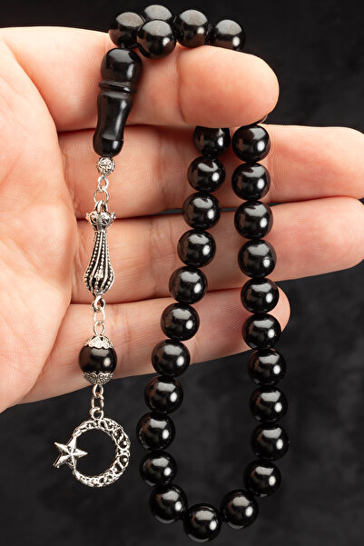 OTTOTESBİH Δώρο για τον πατέρα Ροζάριο με κρεμαστό κρεμαστό στολίδι σε σχήμα αστεριού και φεγγαριού