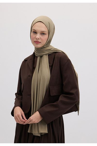 Fresh Bamboo Combed Shawl Misty Green