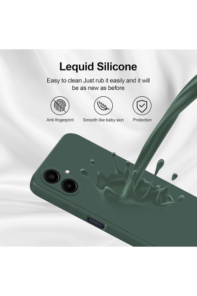 m.tk moveteck Galaxy A06 Case Launch Camera Protected Inside Velvet Soft Colorful Silicone Matte Feel Suede Cover