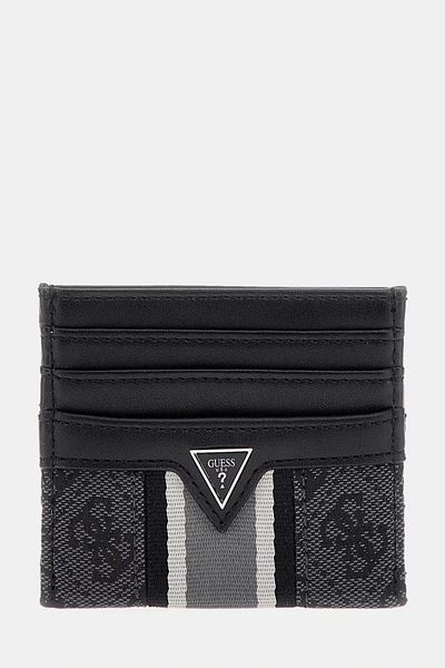 Guess Madrid Card Case Men's Gray Card Holder Smmastlea25-Cbl