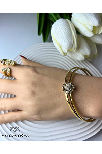 DM Takı Kalp Figürlü Zirkon Taşlı Çelik Ajda Charmı / Kolye Ucu