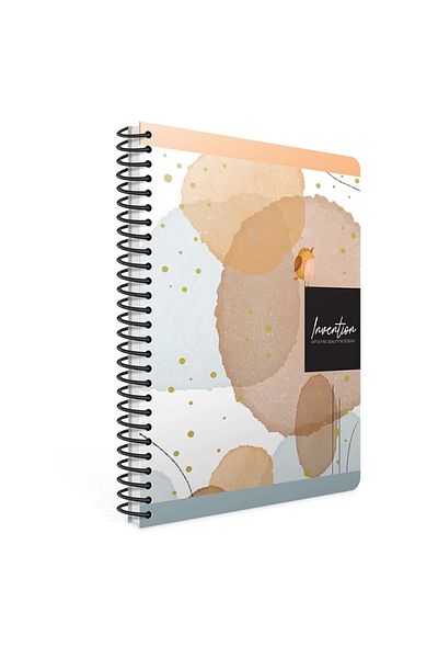 Gıpta Inventıon Spiral Hard Cover 17X24 120Yp. Lined Notebook