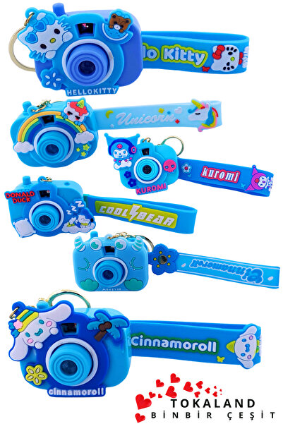 TOKALAND Cüzdan Süsü - Cinnamoroll,Kuromi Anahtarlık - Oyuncak Görselli - Sil...