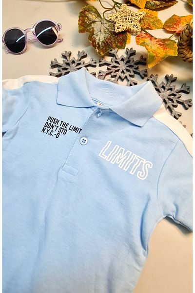 CemBebe Summer Short Sleeve Lagos T-Shirt Denim Shorts Set for Baby Boys and Kids
