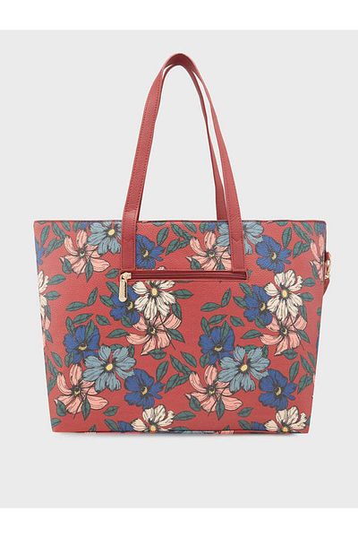 Caprese Vanessa Women Handbag |office And Travel Tote Bag For Women| L | Maroon