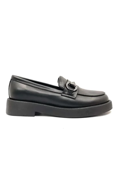Greyder 72133 Zn Urban Leather Comfort Casual Γυναικεία Παπούτσια Oxford ΜΑΥΡΟ