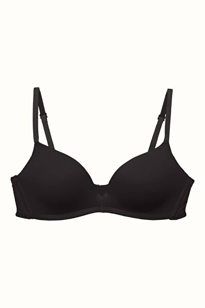 C&City Πλεκτό σουτιέν με μαλακό κάλυμμα χωρίς επένδυση - Πακέτο 3 C31791, Μαύρο/Επιδερμίδα