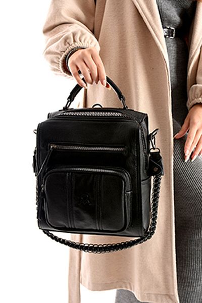 KIRASE Mega Bag Ποιότητας Δερμάτινο Πολλαπλών Διαμερισμάτων ώμου και σακίδιο πλάτης