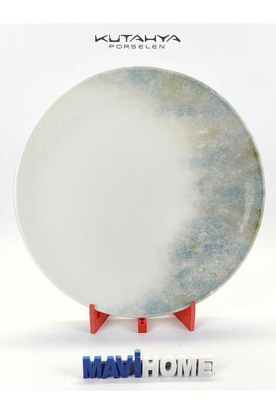 Kütahya Porselen Corendon Series - 30 cm Blue Pizza Plate