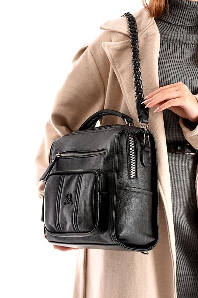 KIRASE Mega Bag Ποιότητας Δερμάτινο Πολλαπλών Διαμερισμάτων ώμου και σακίδιο πλάτης