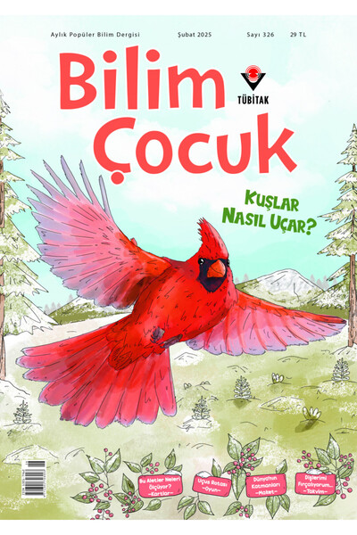 Tübitak Yayınları Bilim Çocuk Dergi Şubat 2025 (7-12 yaş)