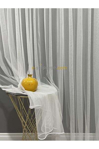 STİL PERDE Eco Grek Floor Tulle Curtain 1/2 Sparse Pleat