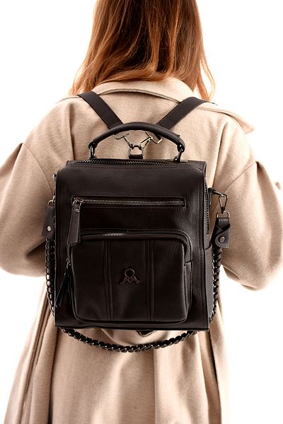 KIRASE Mega Bag Ποιότητας Δερμάτινο Πολλαπλών Διαμερισμάτων ώμου και σακίδιο πλάτης
