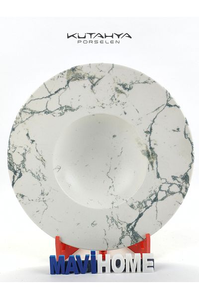 Kütahya Porselen Corendon Series - 25 cm Pasta Plate, Assortment Single