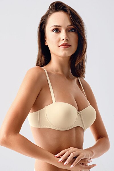 C&City Υποστηριζόμενο σουτιέν στράπλες C17055 Tan