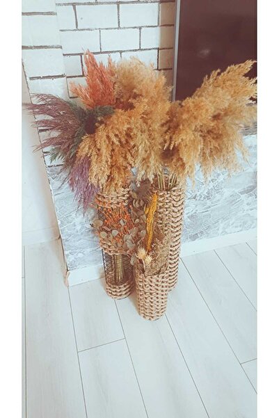 AİSN TASARIM Decorative Metal Wire Mesh Handmade Set of 3 57 50 30cm