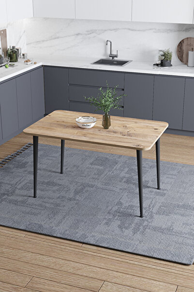 Mufian Concept DAMLA 70x110 Cm İskandinav - Bohem Oval Köşe Çam Desen Yemek -...