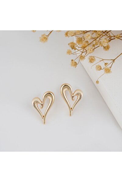 MRK Asimetrik Kalp Küpe