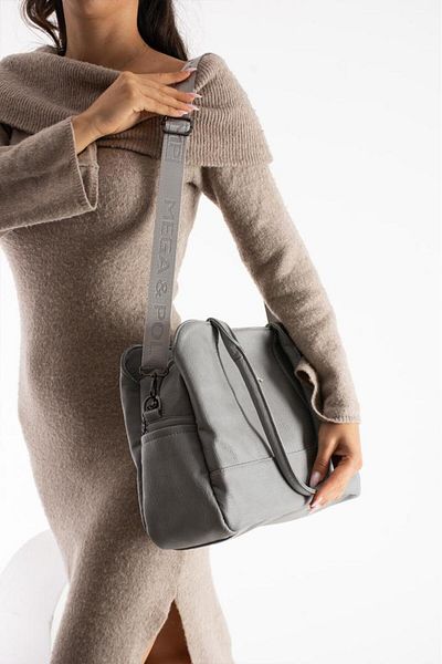 Baginn Geantă de umăr pentru femei 28*26 cm Geantă de mesager cu curea încrucișată din piele artificială moale Geantă de umăr Mega Bag