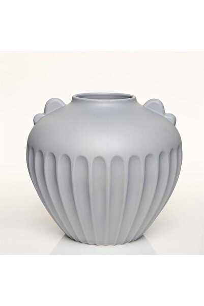 Vitale Vază gri antică scurtă 27*27*24 cm AK.JL0056