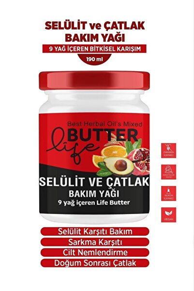 Life Butter Kalça Göğüs Basen Sıkılaştırıcı Selülit Ve Çatlak Giderici Onarıc...