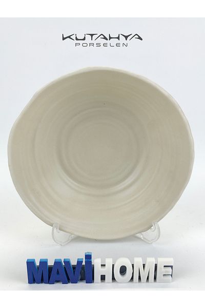Kütahya Porselen Cream Patterned 18 cm Multi-Purpose Bowl Single