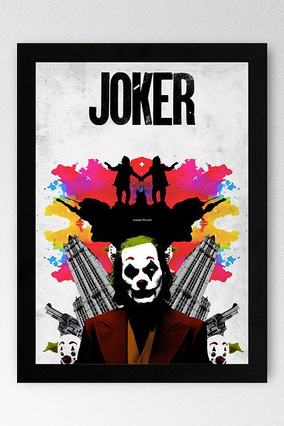 Saturn Pictură înrămată Joker - Pictură poster de film