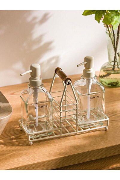 LC Waikiki LCW HOME Metal Standlı Sıvı Sabunluk Seti