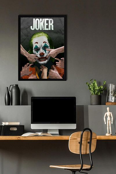 Saturn Pictură înrămată Joker - Pictură poster de film