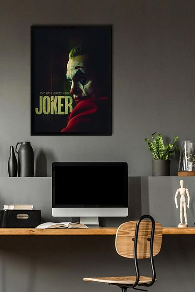 Saturn Pictură înrămată Joker - Pictură poster de film