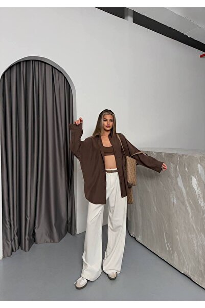 Bak'ap Modal Oversize Low Sleeve Long Sleeve Shirt