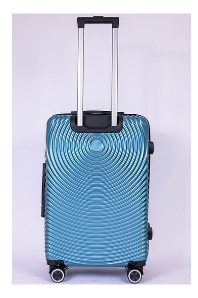 Mnuk Cruise Checked Luggage | Hardside Trolley | 24 Turquoise