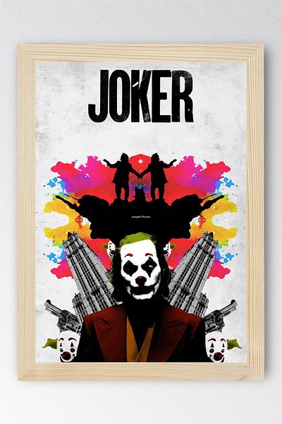 Saturn Ζωγραφική με κορνίζα Joker - Ζωγραφική αφίσας ταινίας